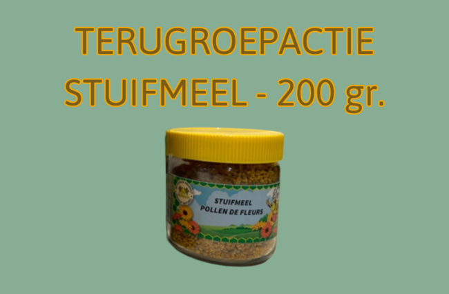 Terugroepactie Stuifmeel