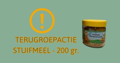 Terugroepactie stuifmeel